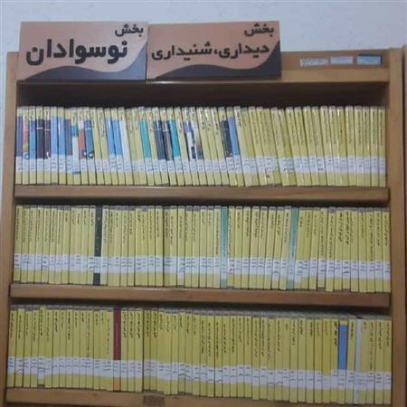 بخش دیداری . شنیداری و بخش نوسوادان